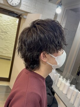 クール 大和八木駅前店(Coeur) 波打ちパーマ×ミニウルフ