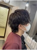 波打ちパーマ×ミニウルフ