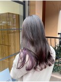 インナーカラー(ピンクラベンダー)
