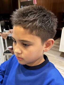 クラップス 横須賀中央店(CLAPS) キッズカットフェードメンズマッシュショートメンズパーマ