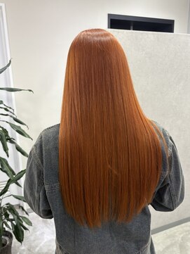 リュンヌ(Lune) オレンジカラー/暖色系/ブリーチカラー/ダブルカラー/YU94