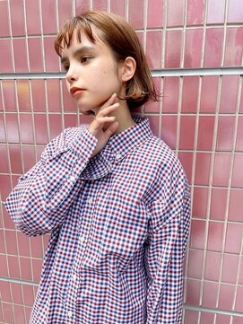 ソト 銀座(soto.) ハイライトカラー/くびれヘア/レイヤーパーマ/ミニボブ[銀座]