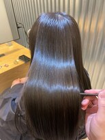 ジーナ 船橋(Zina) 髪質改善*ロングレイヤーグレーベージュ*美髪【Zina船橋】