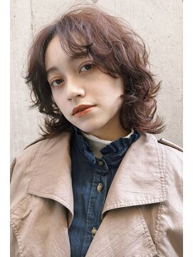 レジュアル(RESSUAL) ミディアムレイヤーパーマ　20代30代40代