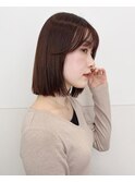 内巻きボブ/ストレートボブ/ブラウン【SYUK高円寺】mika