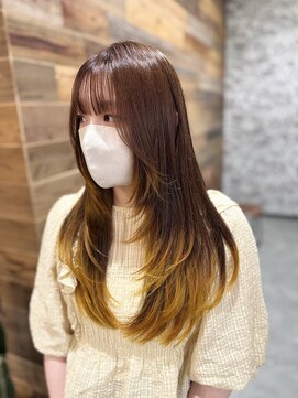 ウェリラバイハク(WeLila by haku) エンドカラー×レイヤーカット