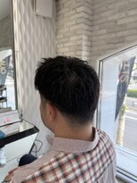 クオリス 赤塚店(QUALIS) 短髪◎爽やかアップバングメンズショート刈り上げ