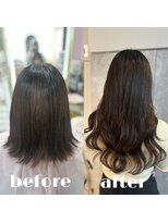 ガルボヘアー 心斎橋店(garbohair)&nbsp;お客様before＆after#プルエクステ#心斎橋エクステ
