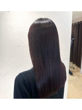 グラマラス GLAMOROUS 【渡辺まとい】ラベンダーカラー×ロング