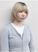 ＊ハイトーン姫カット軽めボブ小顔ボブウルフボブレイヤーボブ