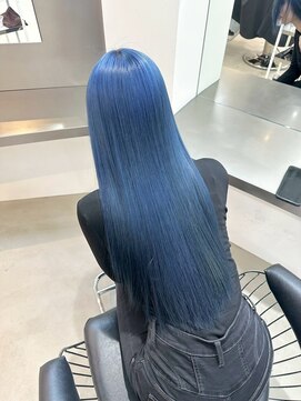 ラック 表参道(LUCK) ブルー/ケアブリーチ/ブリーチ/表参道/原宿