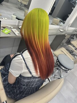 ロテ 名古屋 名駅店(Lote.) ミディアムヘア/デザインカラー/フェイスフレーミング/名古屋