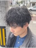 メンズパーマ/波巻きパーマ/無造作パーマ