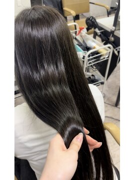 アジールヘア 所沢プロペ通り店(agir hair) 透明感オリーブグレージュダブルカラーイメチェン所沢