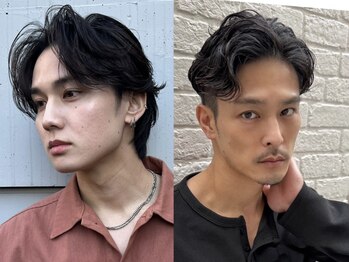 トルネード(TORNADO)の写真/20,30代の大人の色気を目指す男性は[TORNADO]へ☆程よい色気のあるパーマヘアがサロンの強み◎