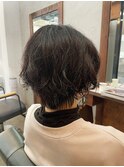 高盛　優芽香【癖毛パーマ×大人ショート】