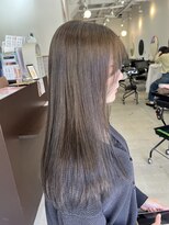 ラック 津田沼(LUCK)&nbsp;グレージュ/津田沼/韓国ボブ/ケアブリーチ/似合わせカット