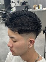 オーバルバイアピッシュ(OVARL by apish)&nbsp;ラルフカール/フェードカット/ラルフショート