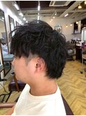MEN’S/リバースセンターパート/ニュアンスパーマ/柏駅