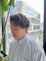 ビハインドザカーテン(BEHIND THE CURTAIN)&nbsp;スパイラルパーマ×メンズヘア×レイヤーウルフパーマ