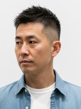 バーバー ミキ 塚本(BARBER MIKI) メンズ/フェード/アップバング/ショート