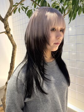 ローエ バイ デコ(Rohe by DECO) 【廣川】ハッシュカット/レイヤーカット/ルーツカラー/ホワイト