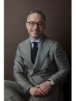ザ マン ニューヨーク 神谷町店(THE MAN NewYork)&nbsp;大人外国人風メンズイケオジ七三サイドパートフェード