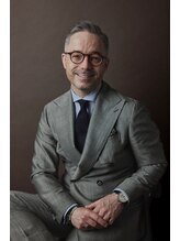 ザ マン ニューヨーク 神谷町店(THE MAN NewYork)&nbsp;大人外国人風メンズイケオジ七三サイドパートフェード