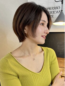 ソイン キタガタ ヘア(so-in kitagata) 大人美人ショートボブ × ナチュラルブラウン