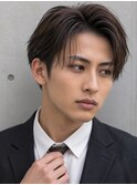 爽やかツーブロック/ビジネスセンターパート/ブリーチなし