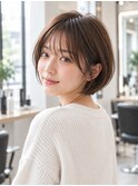 レイヤーボブ髪型20代30代40代50代前髪あり前髪なし面長丸顔越谷
