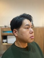 ジェントル(GENTLE)&nbsp;【メンズ】爽やかツーブロックパーマで小顔見せ