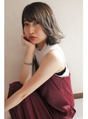 フラッフィーボブ赤み消しカラーアッシュ【aGland 野田阪神】
