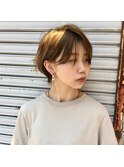 salon ao リアルスタイル センターパートショート