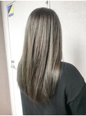 O-tete 透明感カーキグレージュ