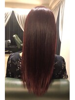 ヘアーアンドエステ ブレ 艶やか!!レッドクリスタル!!