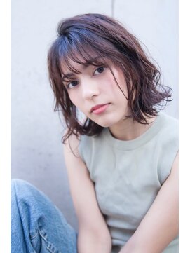 オースティン 錦糸町(AUSTIN) AUSTIN バレイヤージュ×大人カワイイくせ毛風ミディ