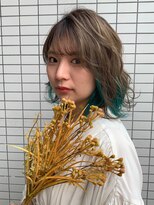 グラニュー(granew) フリンジウェーブ×おしゃれ女子が注目するインナーカラー！