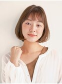オフィスヘア/エアリーミディ/ショートパーマ/新宿