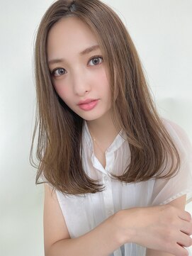 ルービック 枚方(Rubik's) ブリーチなし艶ツヤアッシュベージュ