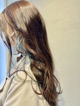 ルーヘア 岐阜(Rooo HAIR) グレージュ×ブルー