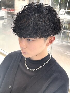 フィフス 原宿(fifth) 波巻きスパイラルパーママッシュショート無造作パーマ刈り上げ