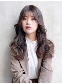大人ロング_グレージュカラーボブウルフココアベージュ_9089