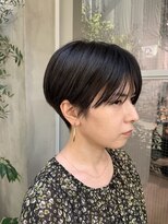 フィルムス 横浜(FILMS) ショートパーマデジタルパーマレイヤーカット前髪カット/横浜