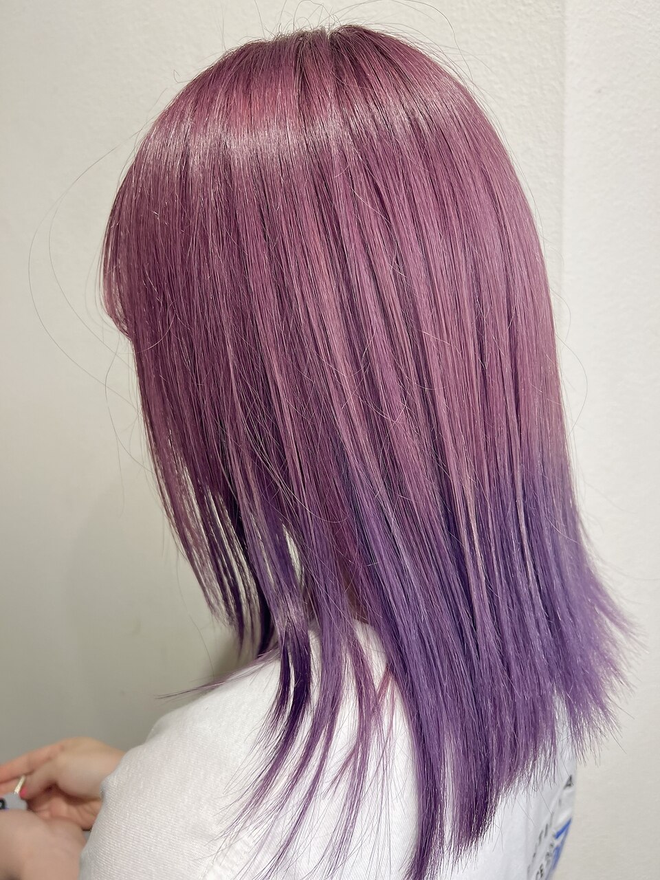 ピンク×パープルツートンカラー：L176524572｜トップヘアー 総社店(TOP