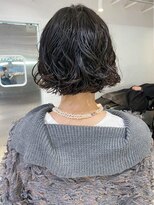 アイティーバイアルバム 北千住店(IT by ALBUM)&nbsp;ボブパーマミックス_ショコラアッシュヘルシースタイル_ba421571