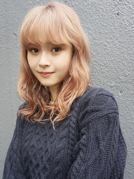 ブゾン(buZon) 【buZonブゾン】パーマ風コテ巻きウェーブ　スタイル