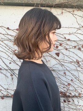 ニスル 上尾店(NISURU) 似合わせカット/大人ガーリー/ダークアッシュ/着物/上尾/上尾駅