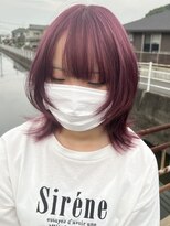 ヘアショップ ホップエム(HAIR SHOP HOP M)&nbsp;推しカラー/モーブウルフ/ウルフカット