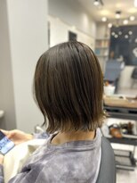 アデプト 北千住店(adept)&nbsp;★小顔ココアベージュ黒髪クラゲヘアーオリーブグレー【北千住】